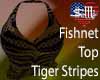 Fishnet Top Tiger Stripe