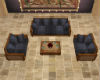 Purple couch set