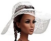 J* Spring White Lace Hat