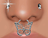 Butterfly Nose Piercing