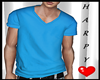 Blue V Neck