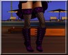 Flirty Purple Boots