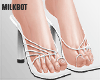 White Basic Heels