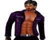 Sexy Purple Denim Jacket
