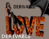 DERIVABLE FIRE LOVE SEAT