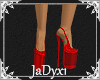 Clear Red Platforms