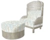 Wild Cotton Ctry Chair