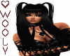 Long h ponytails black