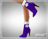 !Snowflake boots purple
