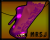 MrsJ Purple Lace Boots