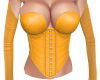 Orange Corset Top