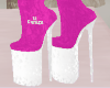 ! Peace Pink Boots
