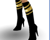 blk/gold boots
