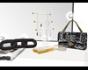 gold vanity stand