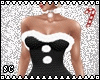 SC BLACK XMAS FUR DRESS