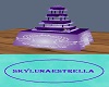 Sky's Purple Wed. Cake 2