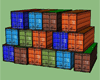 Container/Giant Box Pile