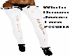 White Denim Jeans Torn