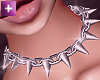 goth spike choker