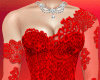 Lace Red Gown