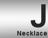L- Jerry necklace black