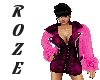 *R*Pink/Leather/Fur Mini