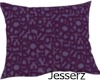 Purple Number Pillow
