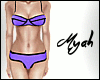 & Purple Bikini L