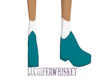 teal dress shoes