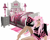 Pink Kawaii Bunny Bed