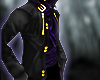 Black Purple Trenchcoat