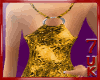 !7UK Tilly Dress Gold
