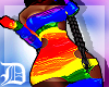 Rainbow Latex Dress