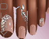 Pink Diamond Toe Nails