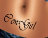 Cowgirl Belly Tattoo