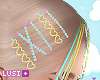 ♥ Rainbow Clips R