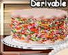 Baked Tall Cake Mesh Drv