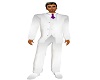 White and Purple Suit