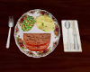 Meatloaf Plate Setting