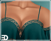 Teal Lace Top Skirt
