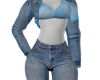 (BM) blue jean outfit