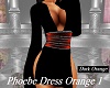 Phoebe Dress Orange 1