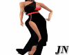 J*Black&Red Halter Dress