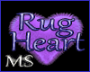 *Ms*Heart Rug Violet K1
