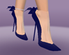 Blue Heels w/Bows