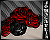 Roses Shoulders Red/Blk