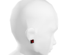 dimond red black studs