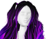 purple skull fit hair F