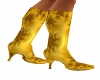 Classy Gold Boots