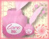 Pink Love Hearts Inkwell